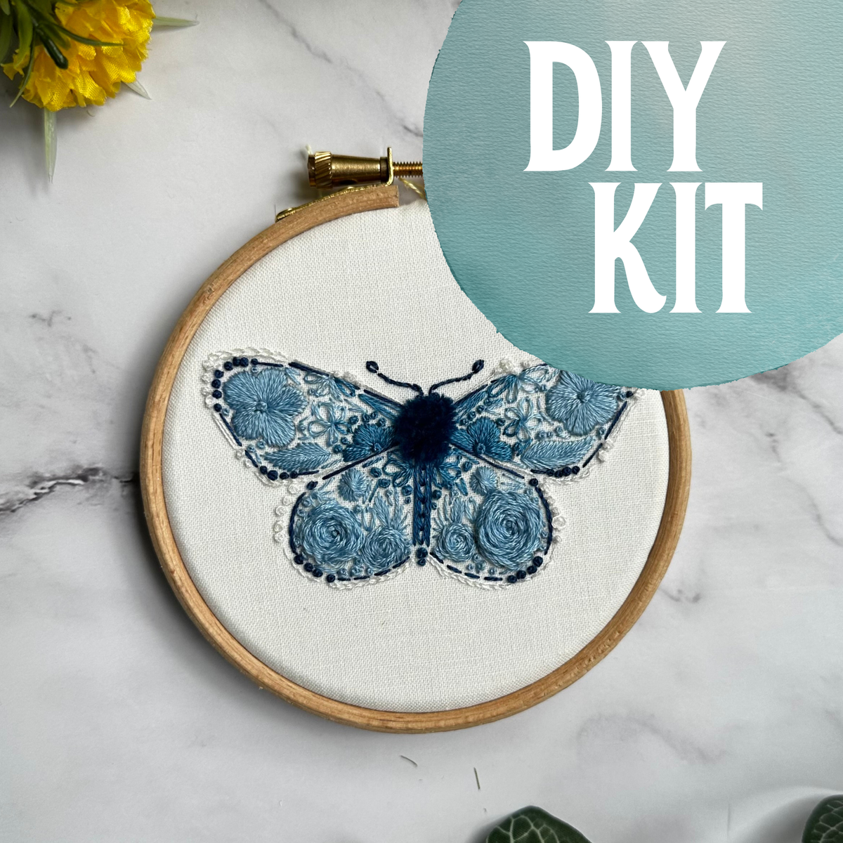 Karner Blue Butterfly Mini Kit by Nest Embirdery