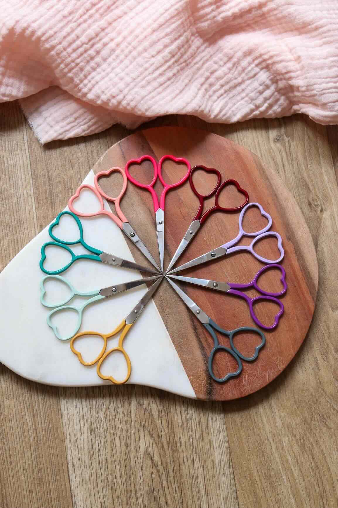 Heart Embroidery Scissors by Lise Tailor