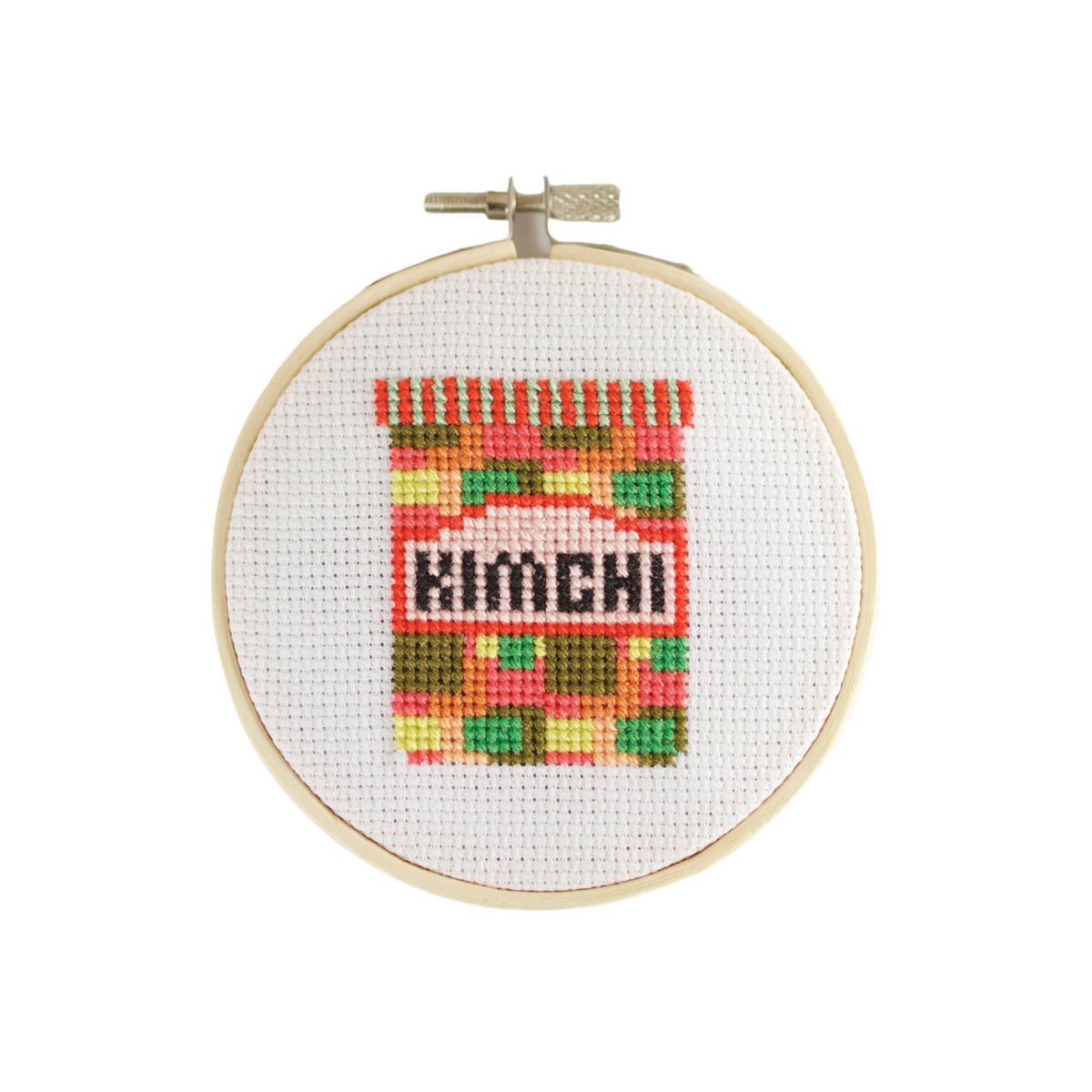 Kimchi Cross Stitch Kit by Cotton Clara