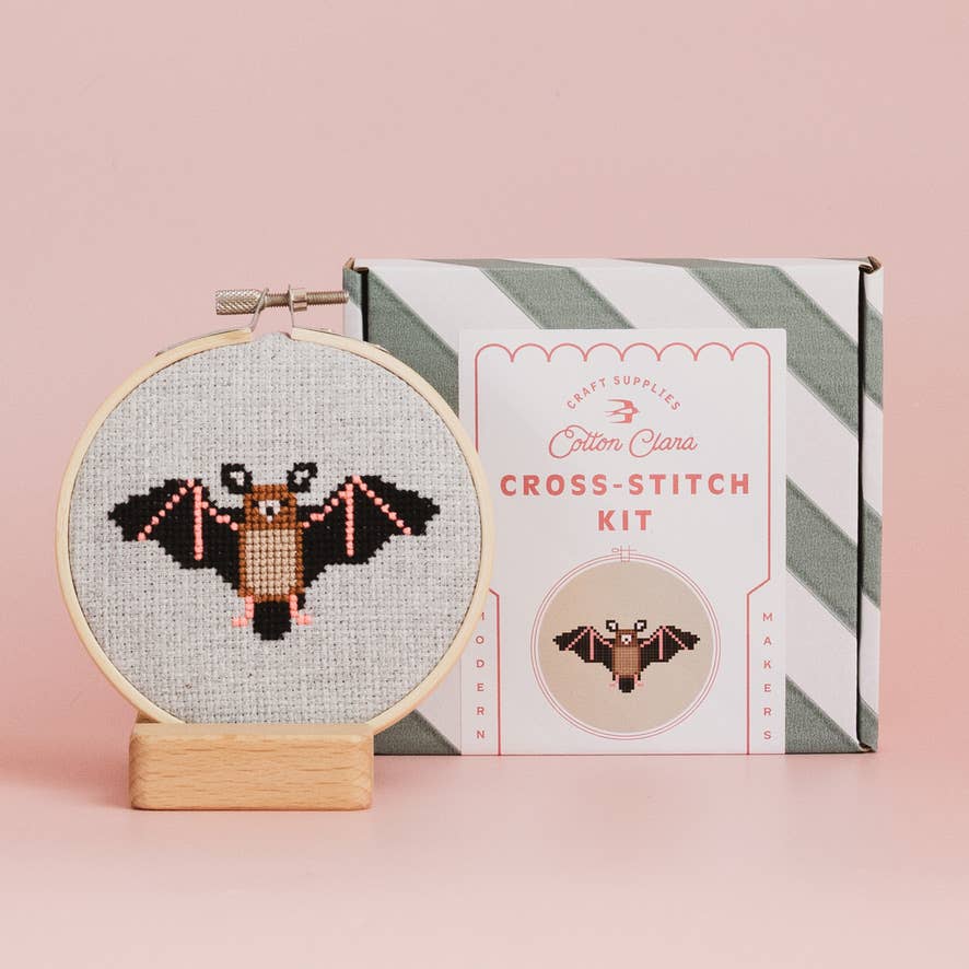 Bat Cross Stitch by Cotton Clara
