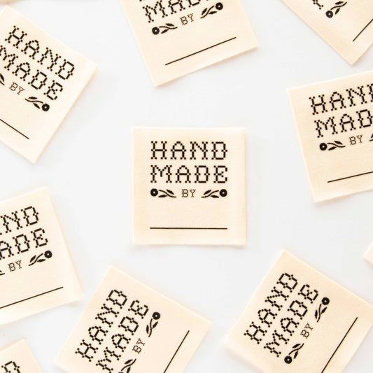 Crafty Handmade By: Organic Cotton Write In Sewing Labels
