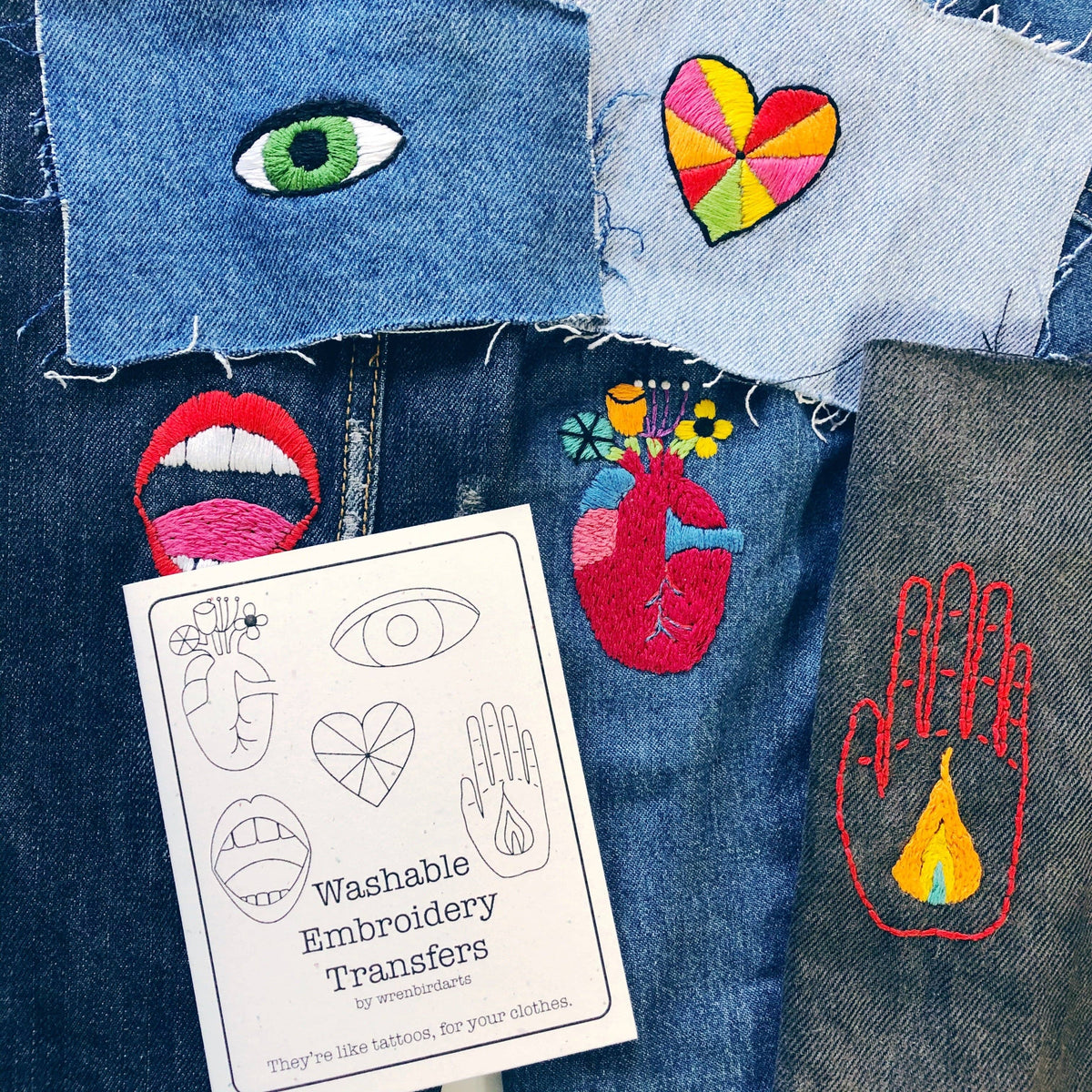 Hands and Hearts Embroidery Patterns