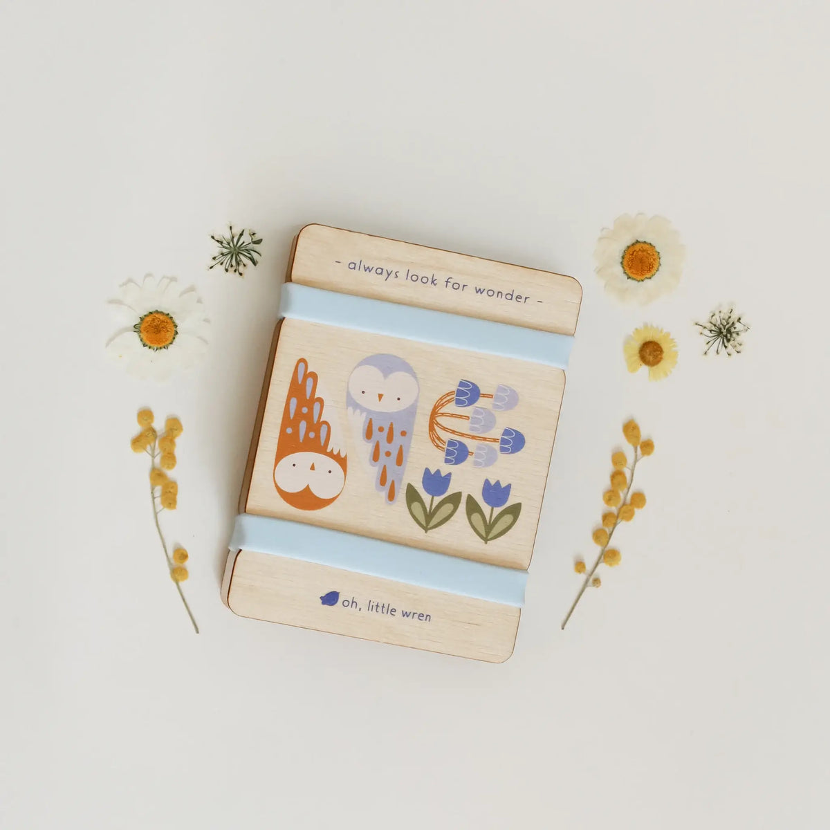 Little Nature Press - Mini Wooden Flower Press - Owl Design
