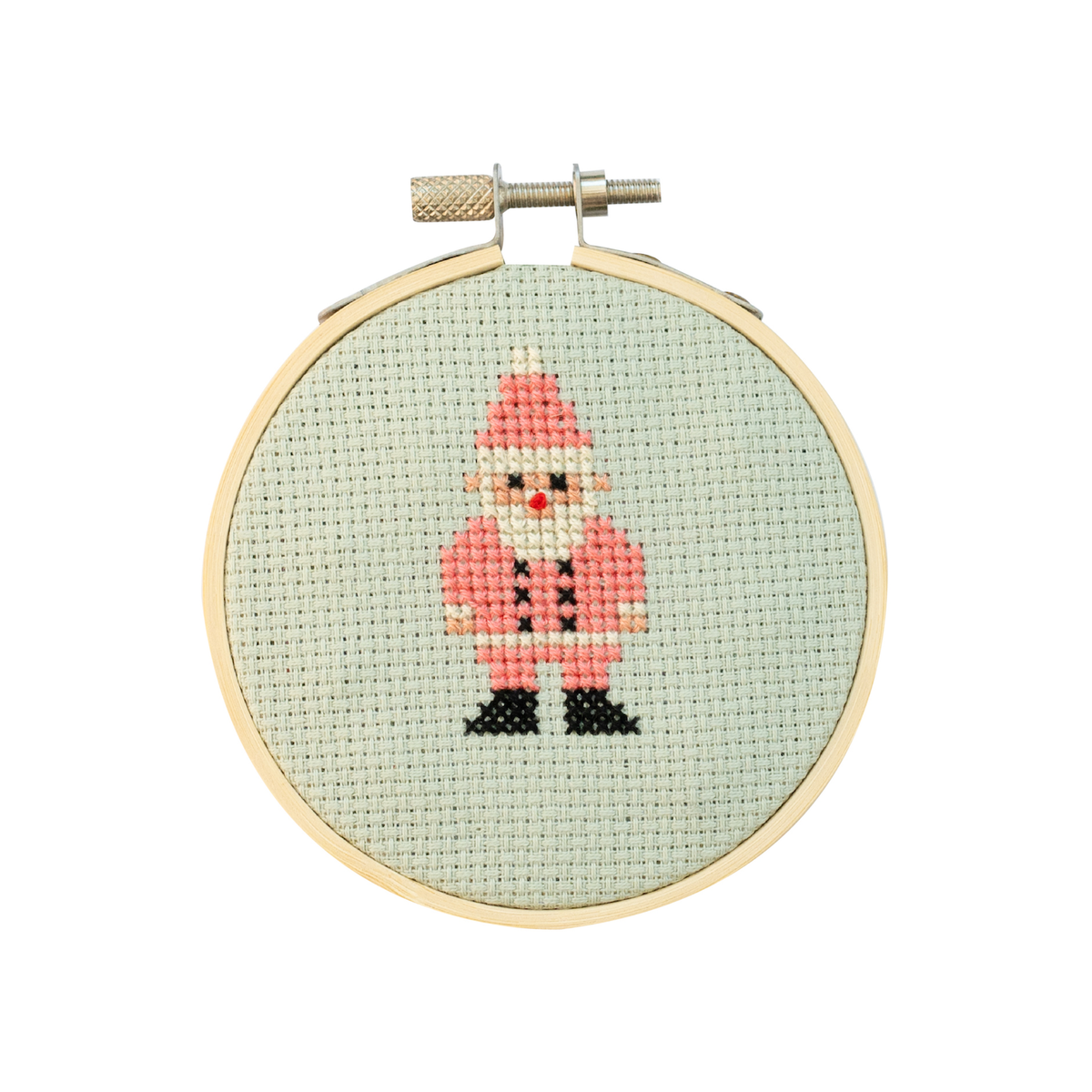 Christmas Santa Cross Stitch by Cotton Clara