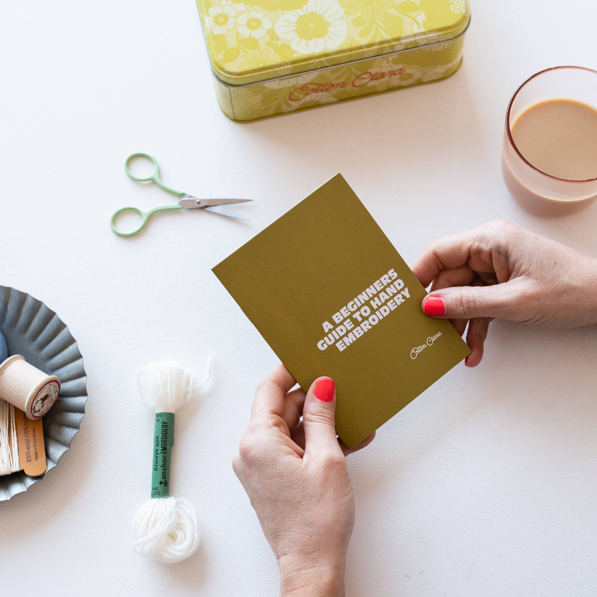 Beginner's Guide to Embroidery Booklet by Cotton Clara