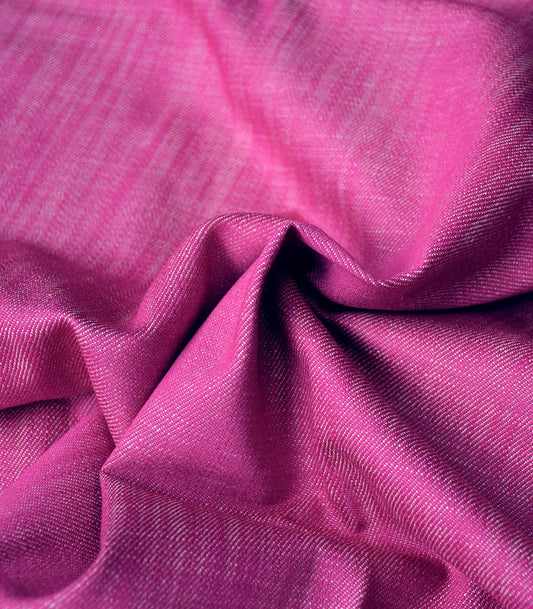 Denim Fabric in Fuchsia by Cousette