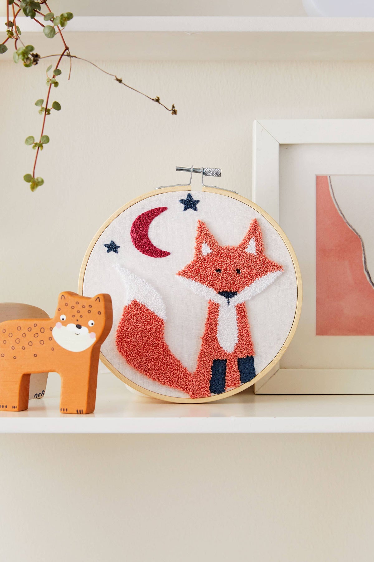 Flossie Fox Punch Needle Kit by DMC Gift of Stitch