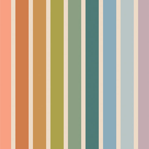 Slow Summer Stripe in Canvas, Art Gallery Fabrics Designed by Suzy Quilts