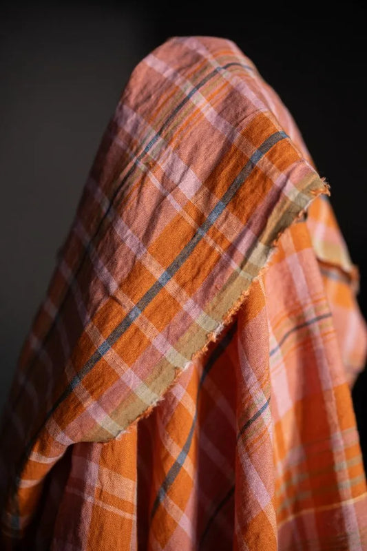 Daphne Check Linen