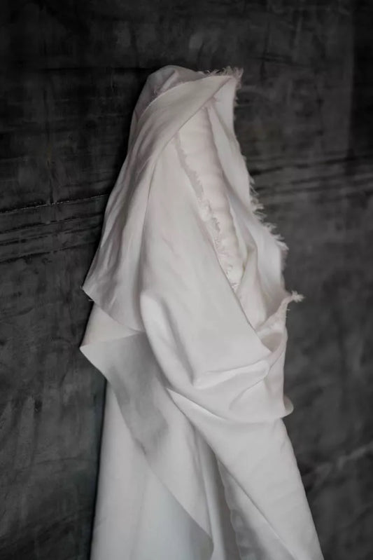 White TENCEL™ Lyocell/Linen