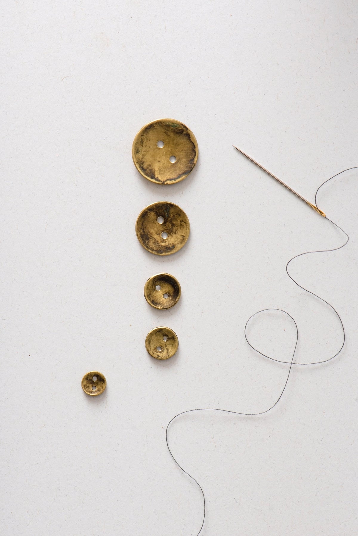 Classic Brass Buttons (3/8”) by Quince & Co