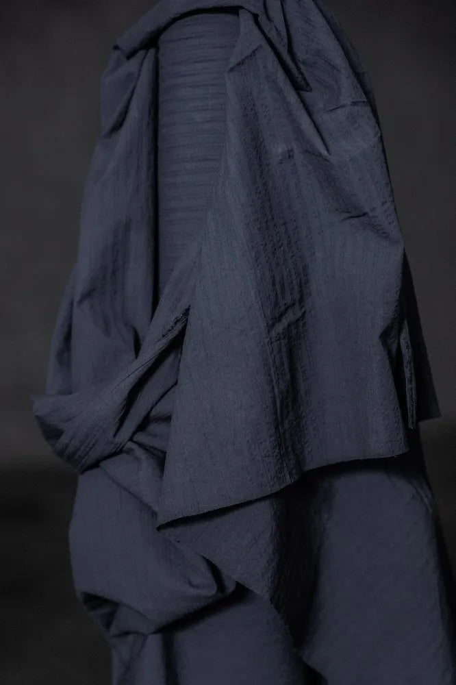 Galaxy Organic Cotton Seersucker Stripe by Merchant & Mills