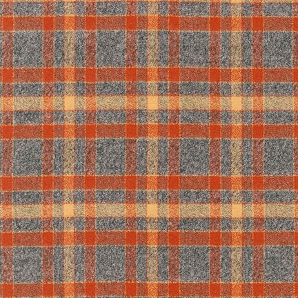 Mammoth Flannel in Rust by Robert Kaufman