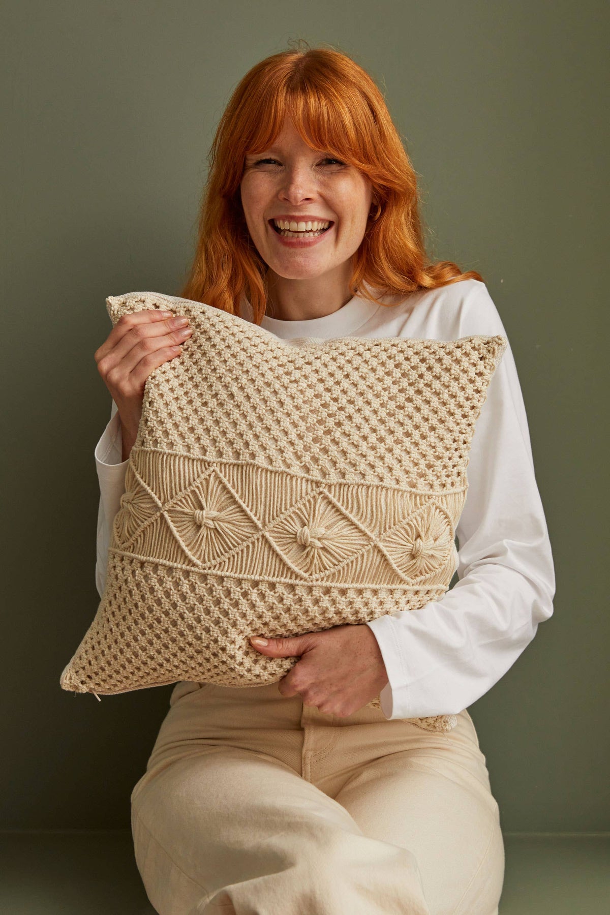 DMC Gift of Stitch Diamond Cushion Macrame Kit