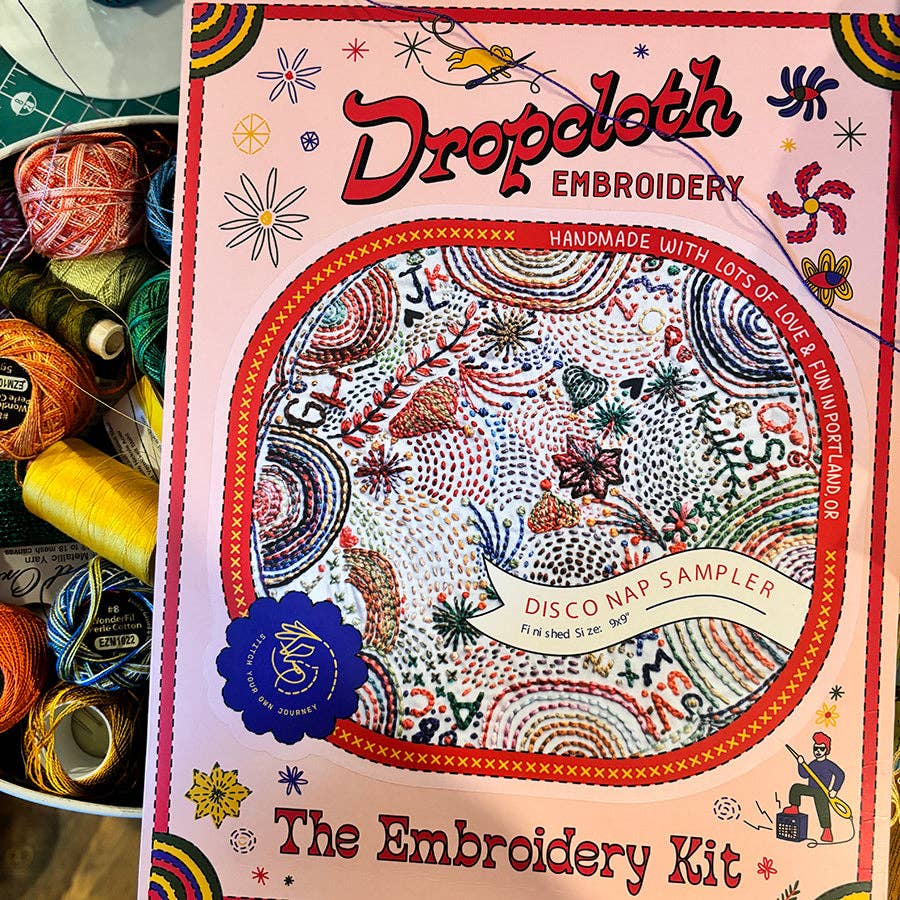 Disco Nap Embroidery Kit