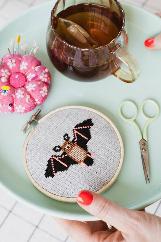 Bat Cross Stitch by Cotton Clara
