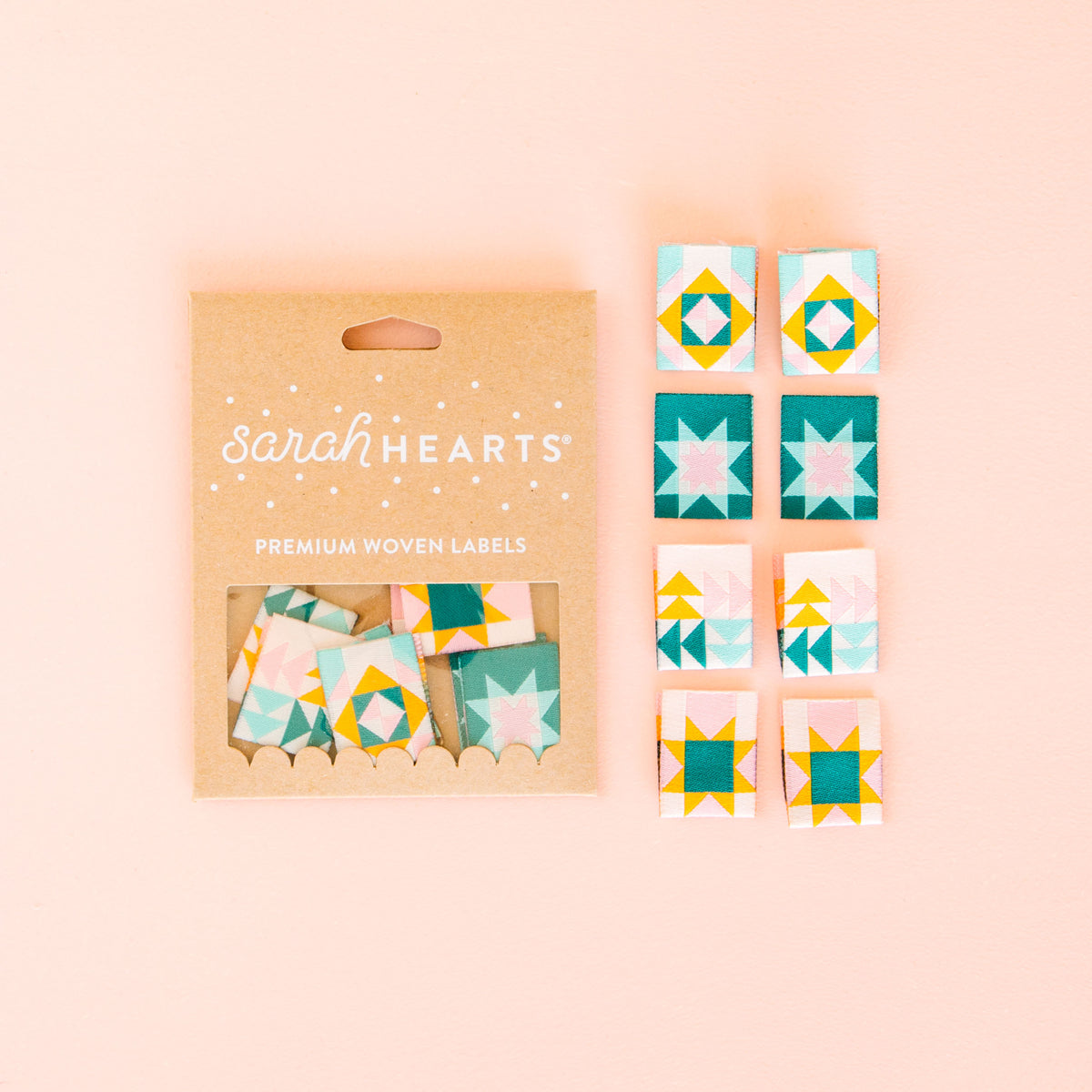 Quilt Block Multipack Woven Labels