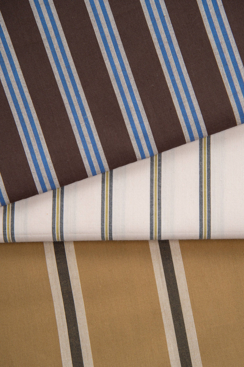 "Weave Line Iced Mocha" Fabric