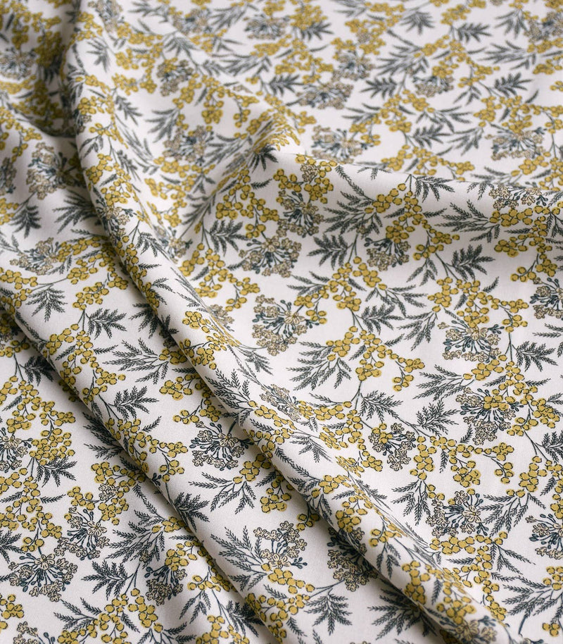 Winter Berries Viscose Fabric by Cousette