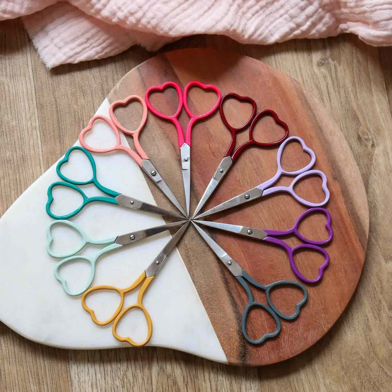 Heart Embroidery Scissors by Lise Tailor