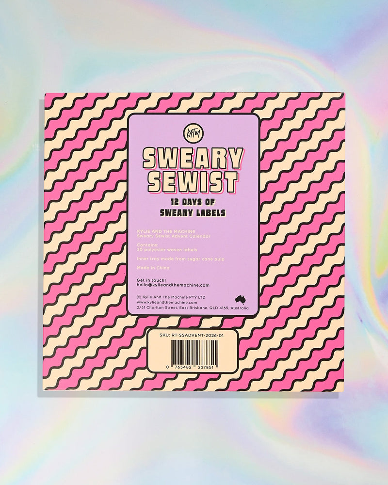 2026 Sweary Sewist Advent Calendar - 12 Windows