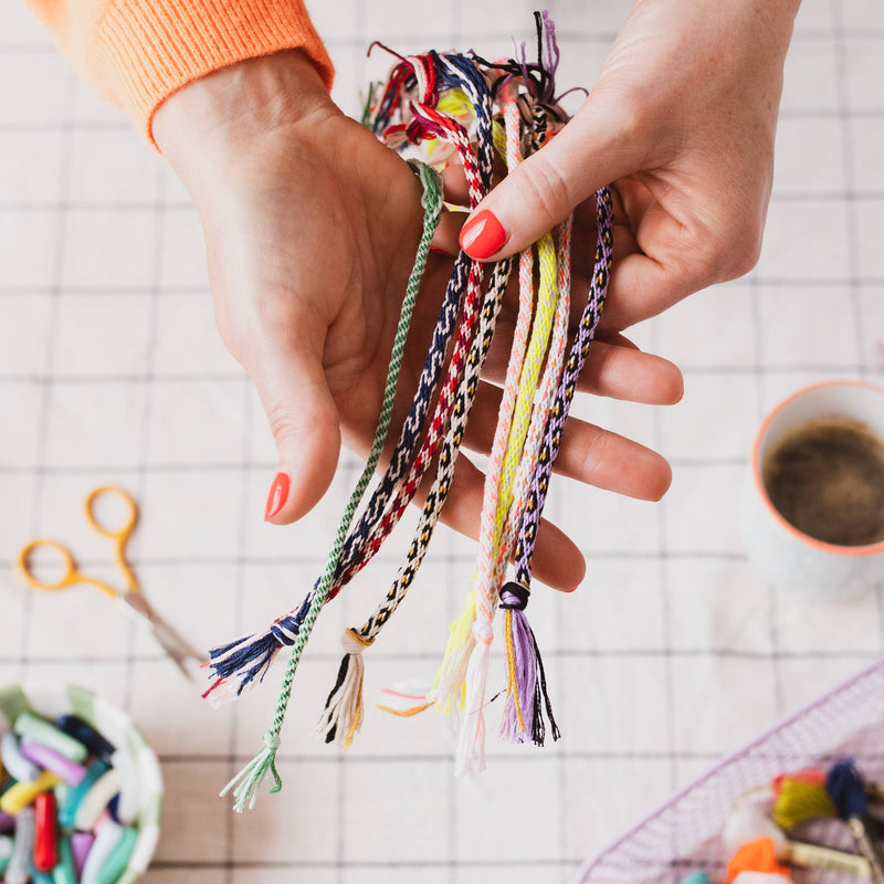 Kumihimo Friendship Bracelet Kit  by Cotton Clara