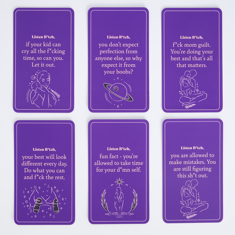 New Mom Edition | Listen Bitch Affirmation Cards