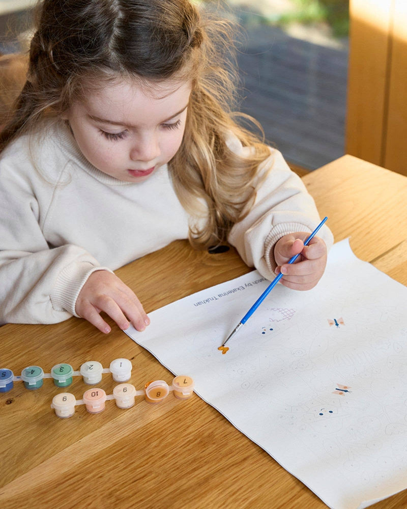 Paint by Numbers Kit & Canvas for Kids "Flower Patch" by Ekaterina Trukhan
