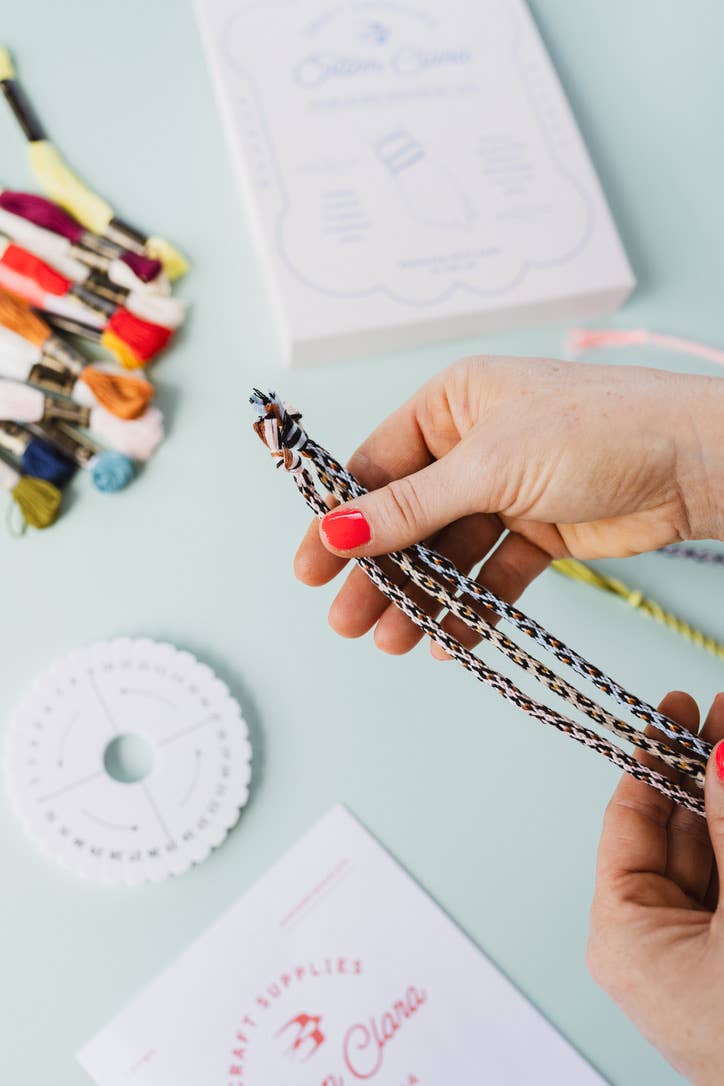 Kumihimo Friendship Bracelet Kit  by Cotton Clara