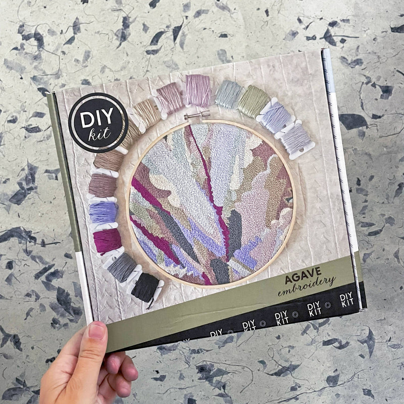 DIY Embroidery Kit - Agave (8")