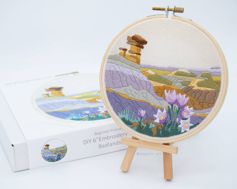 Badlands DIY Embroidery Kit by Angiels Art