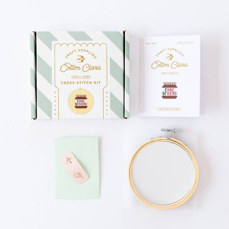 Coffee Cross Stitch Kit by Cotton Clara