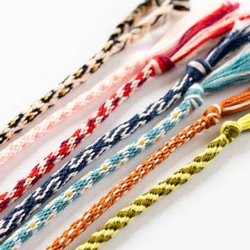 Kumihimo Friendship Bracelet Kit  by Cotton Clara