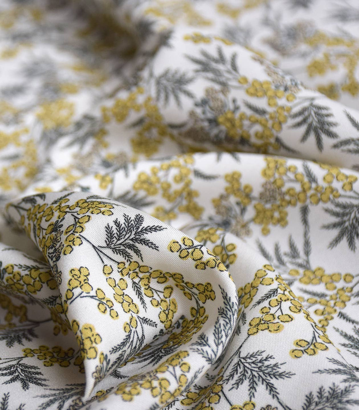 Winter Berries Viscose Fabric by Cousette