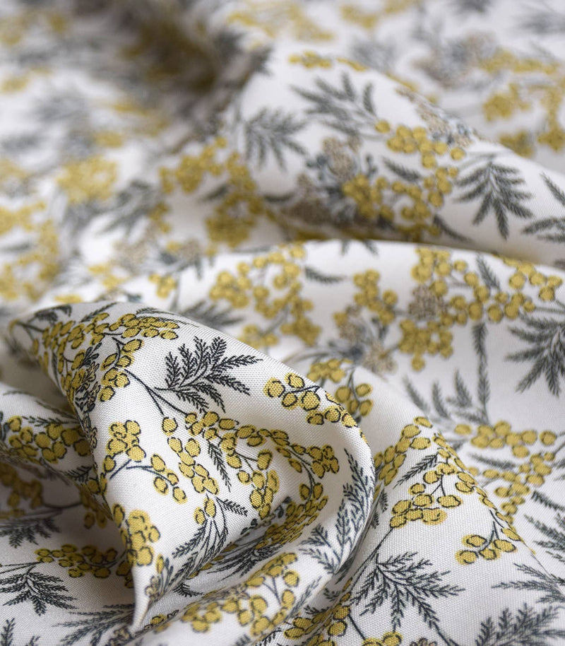 Winter Berries Viscose Fabric by Cousette