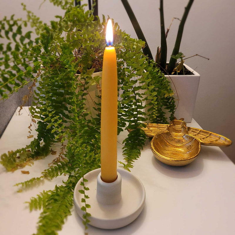 Nordic - Hygge style Ceramic Candlestick Holder by Eastvan Bees