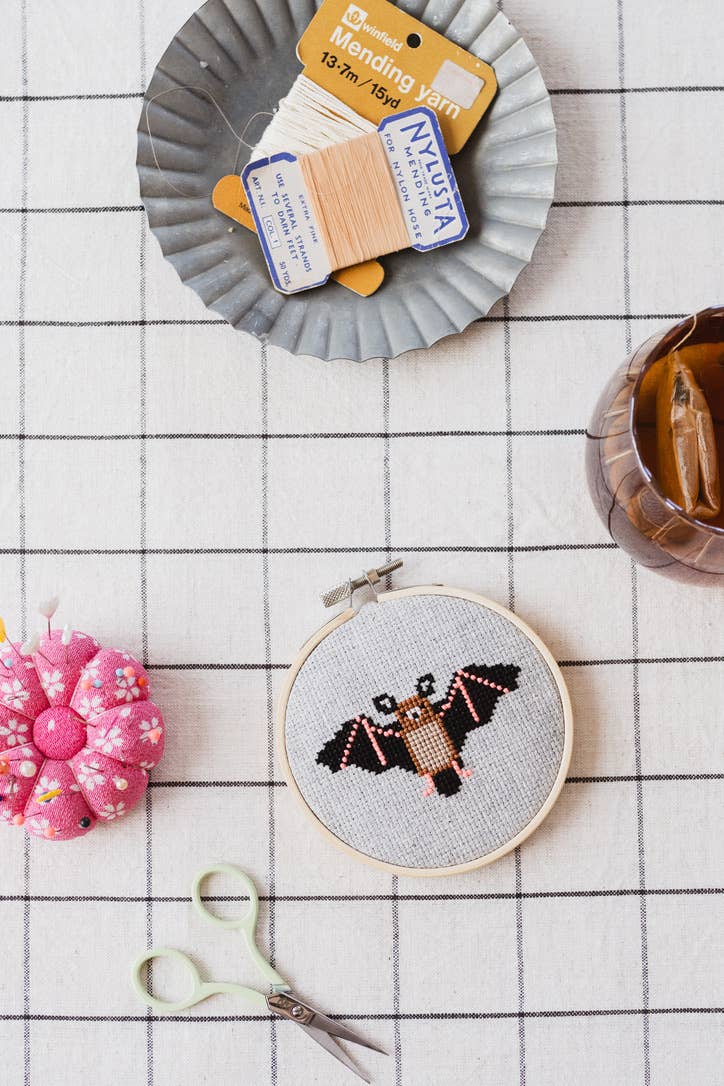 Bat Cross Stitch by Cotton Clara