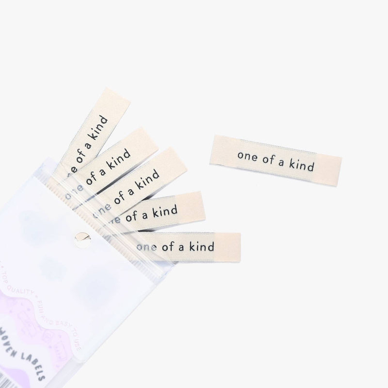 'One Of A Kind' Woven Sewing Labels