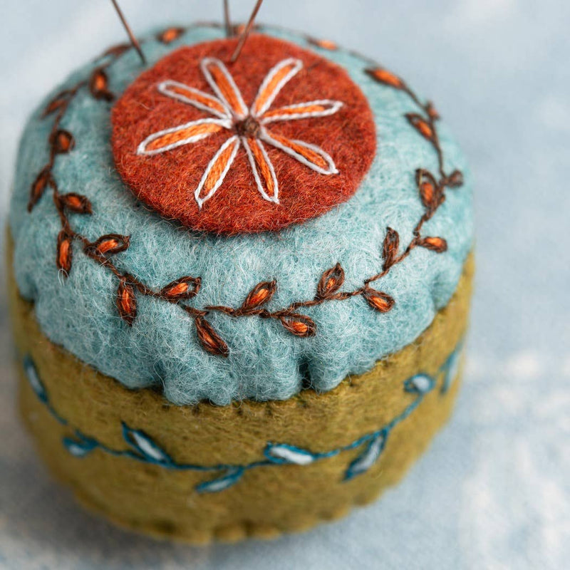 Scissors Pouch and Mini Pin Cushion Felt Craft Mini Kit by Corinne Lapierre