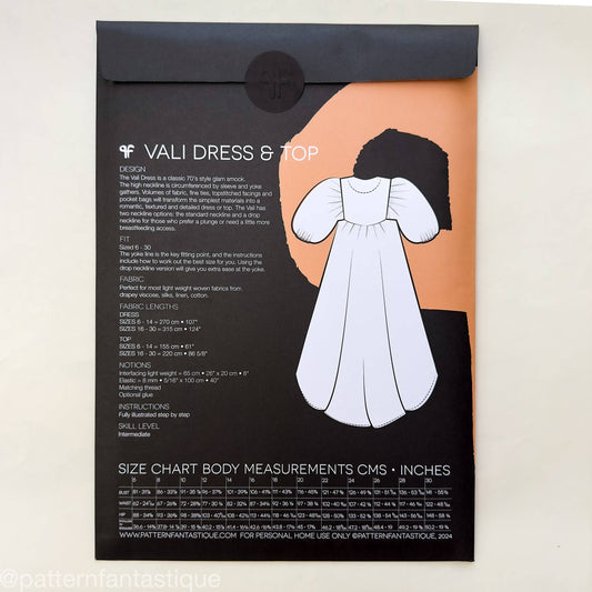 Vali Dress & Top - Paper Sewing Pattern