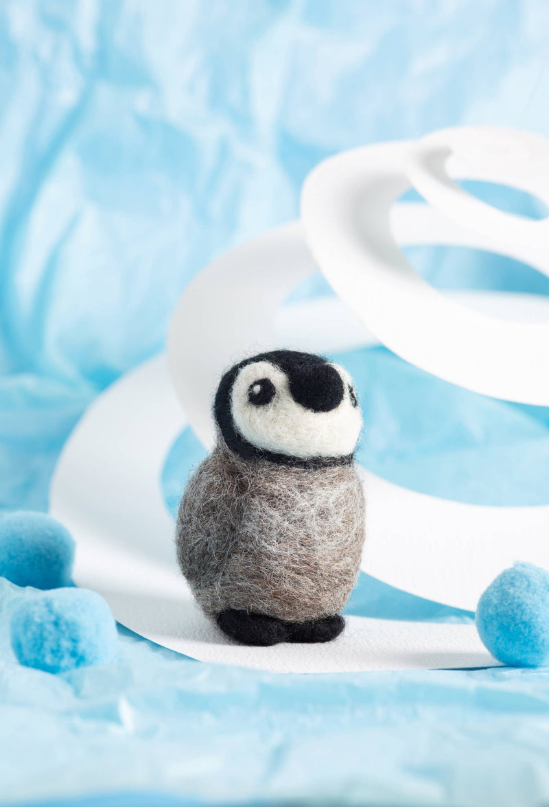 Baby Penguin Mini Felting Kit by Hawthron Handmade
