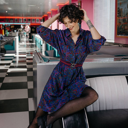 Djette Shirt Dress by Cousette PRINTED PATTERN