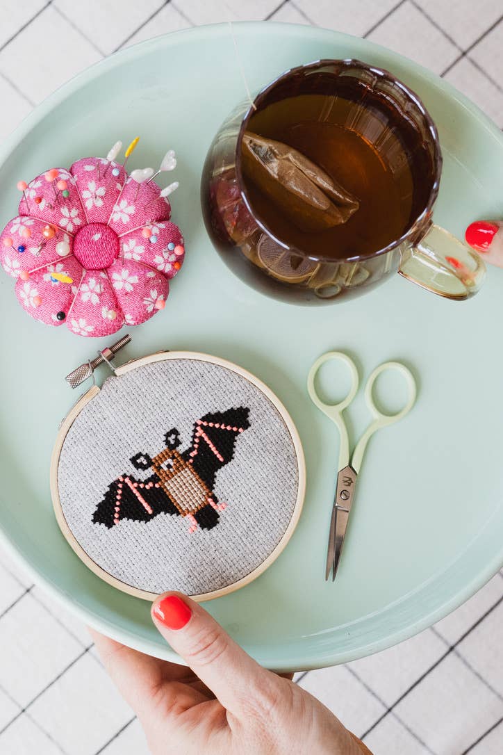 Bat Cross Stitch by Cotton Clara