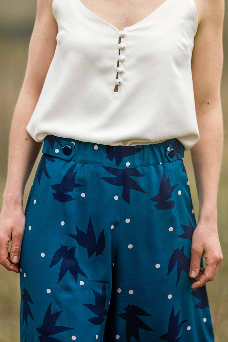 Viscose Crepe Pearl Fabric by Eglantine et Zoé