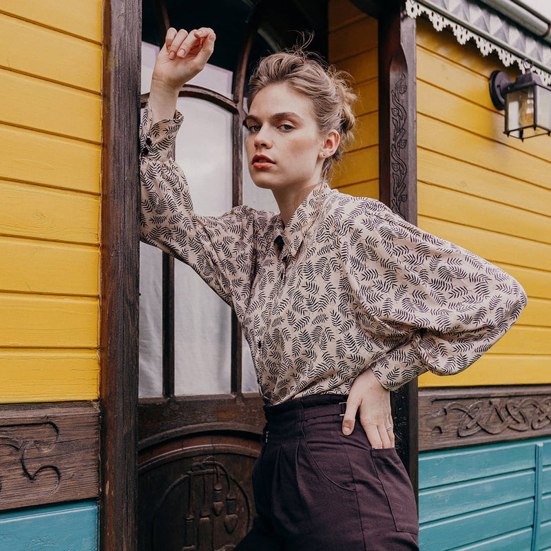 Hariette Blouse Printed Sewing Pattern by Cousette (PAPER)