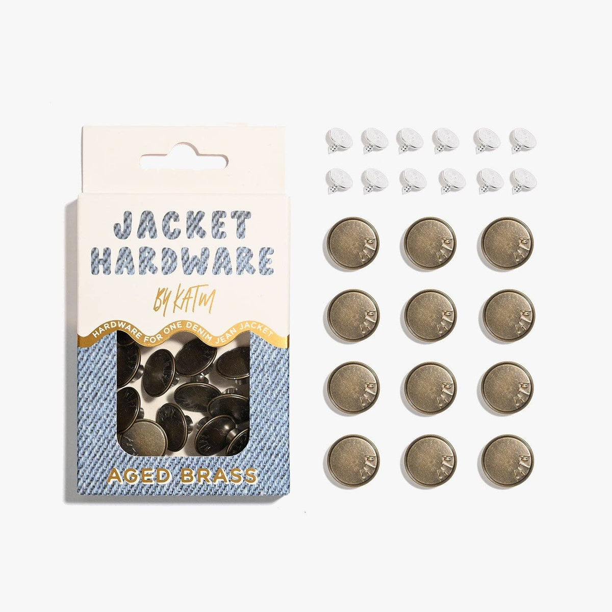 Jacket Hardware Kit | Aged Brass