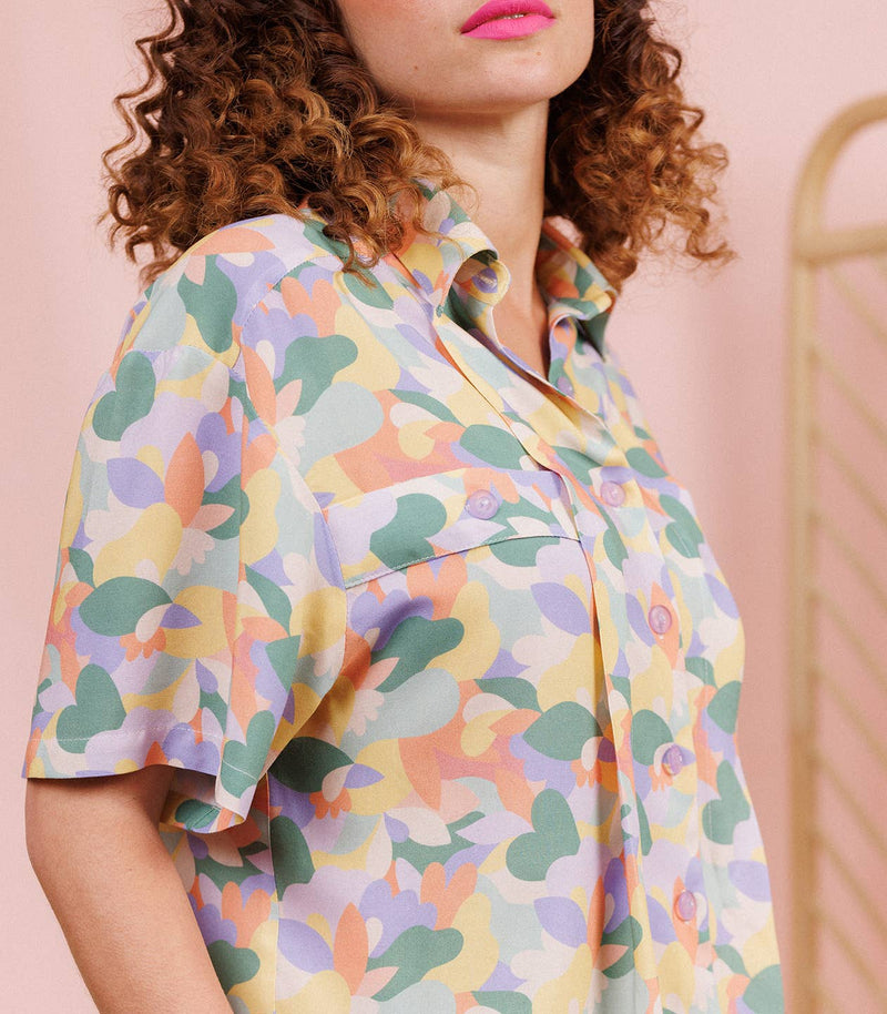 Djette Shirt Dress by Cousette PRINTED PATTERN