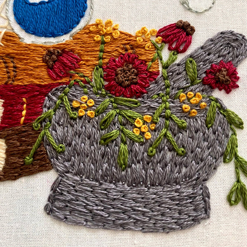 Witch's Apothecary Craft DIY Embroidery Kit