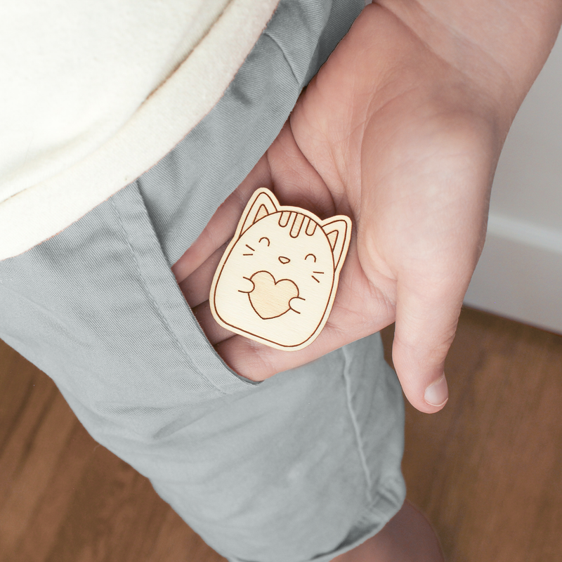 Wooden Pocket Hug – Rabbit