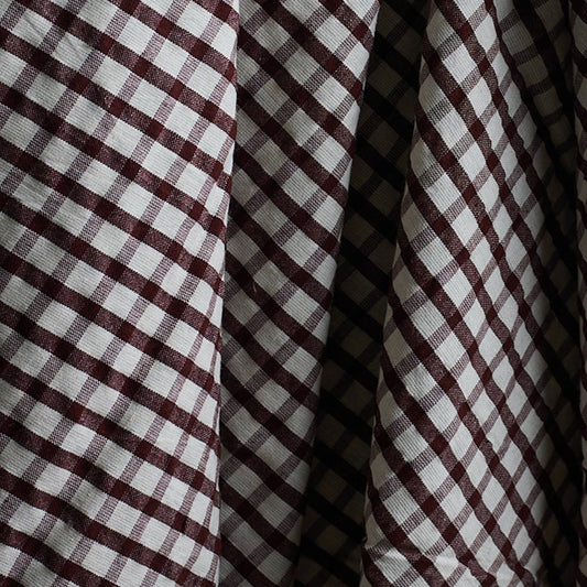Seersucker Deep Charcoal Fabric by Atelier Brunette
